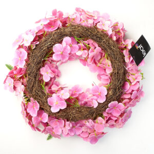 40cm Beautiful Pink Floral Blossom Wreath