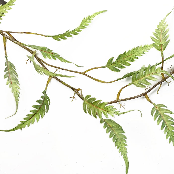 6 x 125cm Artificial Hanging Trailing Fern Plant