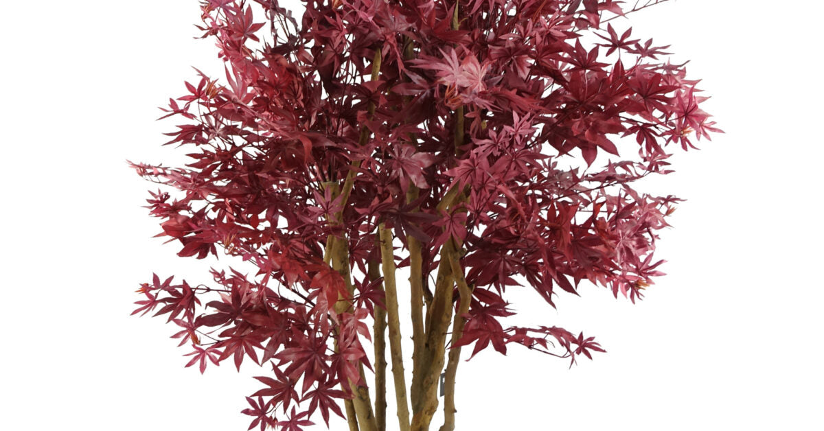 120cm Artificial Red Maple Tree