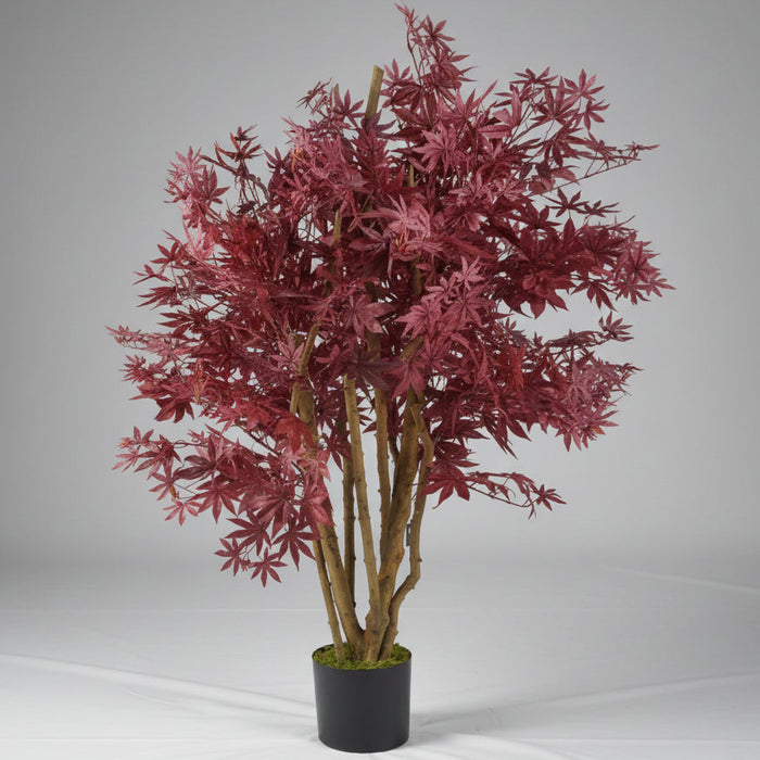 120cm Artificial Red Maple Tree