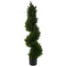 120cm Sprial Cypress Tree Artificial Topiary