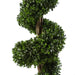 120cm Pair of Spiral Buxus Artificial Tree UV Resistant Outdoor Topiary