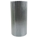 70cm Red Lily Display Silver Glass Vase