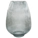 50cm Grey Glass Vase Artificial Chrysanthemums