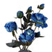 55cm Blue Peony Artificial Flowers Spray