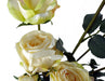 60cm Cream Rose Artificial Flowers Spray