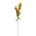 50cm Grey Glass Vase Artificial Chrysanthemums