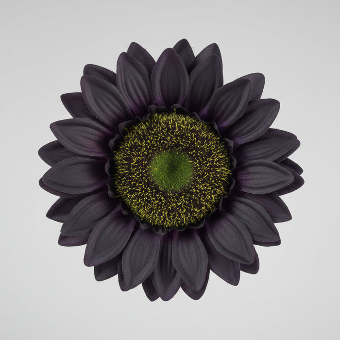 Purple Sunflower Arrangement Glass Vase - 100cm