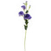 80cm Artificial Purple Wild Rose Stem - 6 Flowers