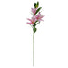 100cm Large Pink Lily Stem - 3 Flowers