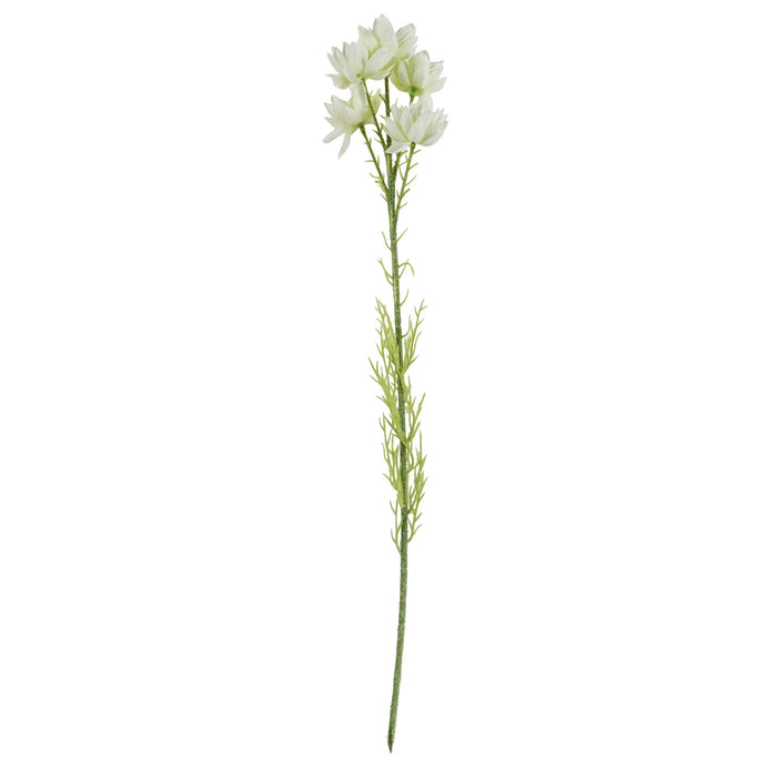 75cm White Starflower Display Ombre Glass Vase