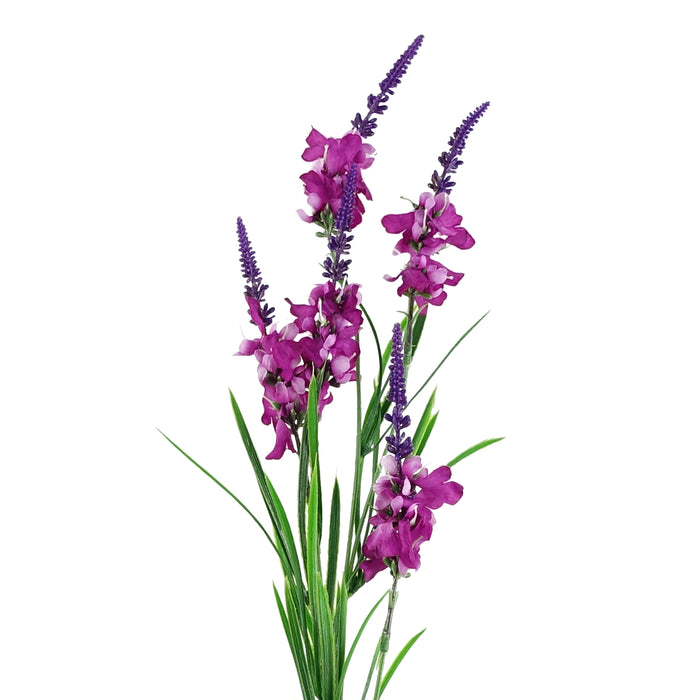 80cm Dark Pink Larkspur Artifical Stem