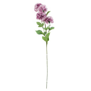 Pack of 6 x 70cm Pink Artificial Carnation Stem – 24 Flowers  –...