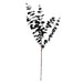 80cm Artificial Purple Sunflower and Gold Leaf Display Glass Vase