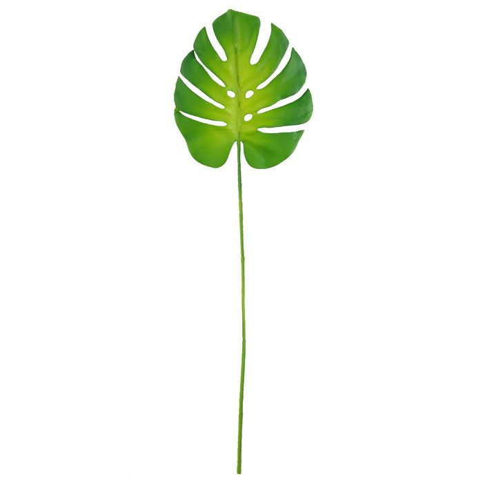 55cm Single Artificial Monstera Leaf