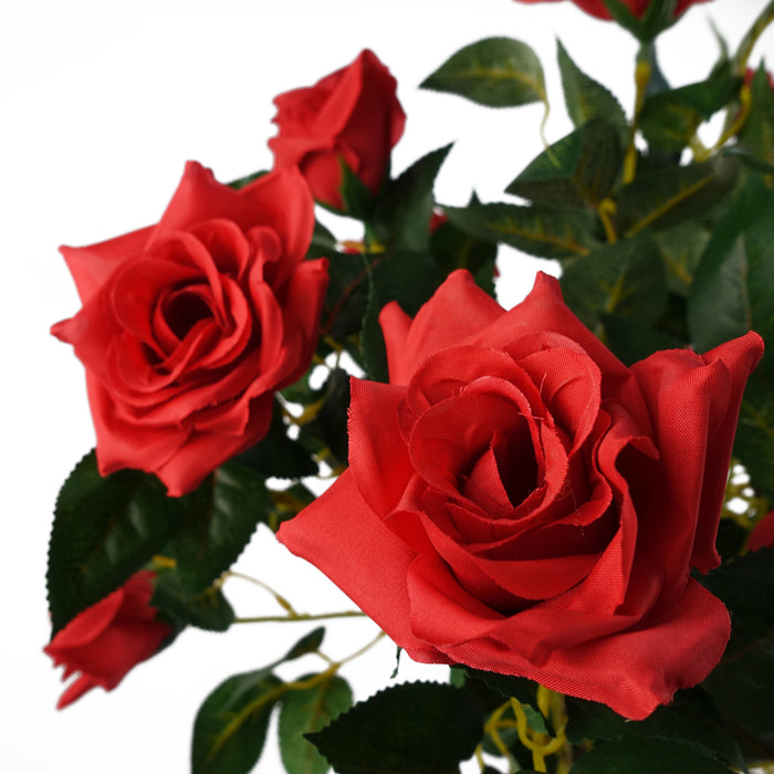 Artificial Red Rose Tree Wedding Twisted Vine Detail 90cm (3ft)