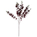 Pack of 6 x 100cm Artificial Eucalyptus Foliage Burgundy