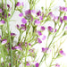 100cm Artificial Foliage Stem with Small Flowers - Purple