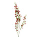 100cm Artificial Foliage Stem with Small Flowers - Red