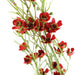 100cm Artificial Foliage Stem with Small Flowers - Red