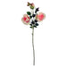 Pack of 6 x 80cm Artificial Pink Rose Stem - 18 flowers