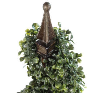 120cm Boxwood Tower Tree Topiary Spiral Metal Top