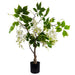 90cm Artificial White Wisteria Bush
