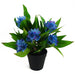 18cm Artificial Freesia Plant Blue Flowering