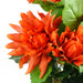 55cm Artificial Red Dahlia Pinnata