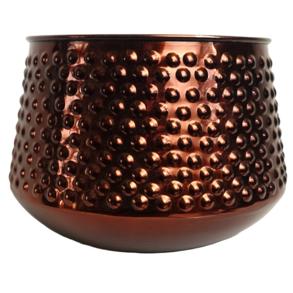 18cm Antique Copper Metal Planter