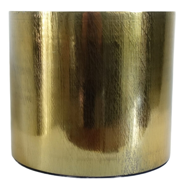 18cm Gold Etched Metal Planter