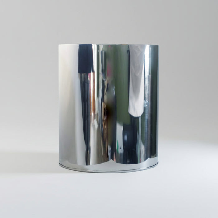 51cm XL Silver Metal Planter by Leaf