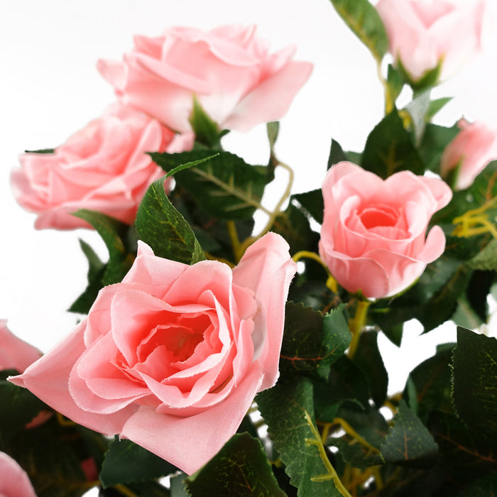 Artificial Pink Rose Tree Wedding Twisted Vine Detail 90cm (3ft)