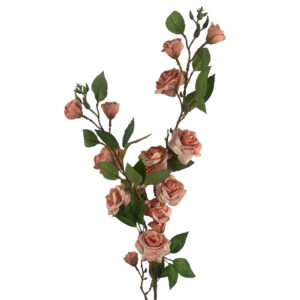 Faux Pink Rose Stems – Pack of 6 (90cm)