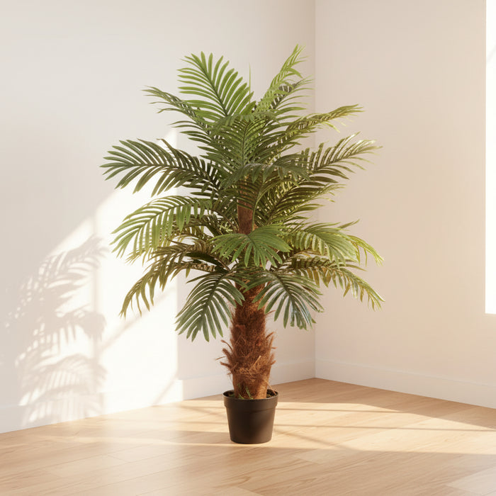 100cm Princess Palm Tree – Detailed Realistic Brown Trunk