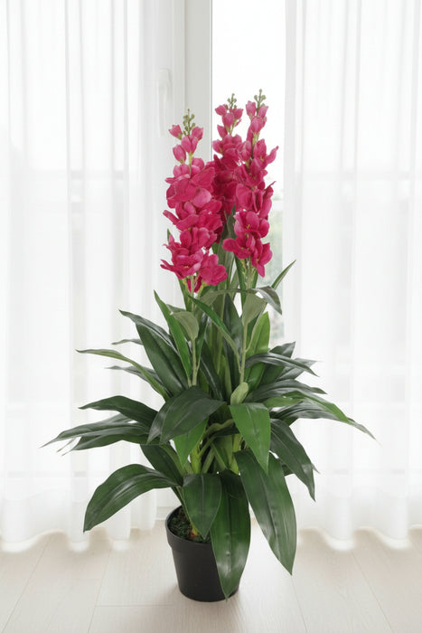 100cm Faux Cymbidium Orchid Plant – Extra Large