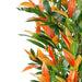 130cm Artificial Red & Green Ficus Tree