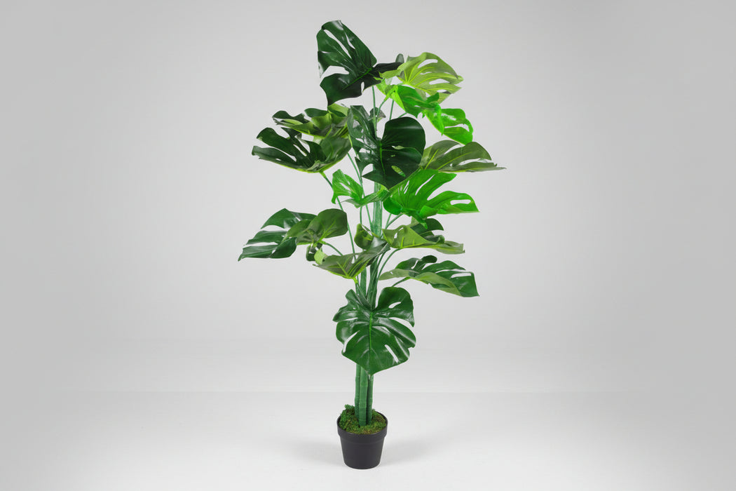120cm Stylish Faux Monstera Plant