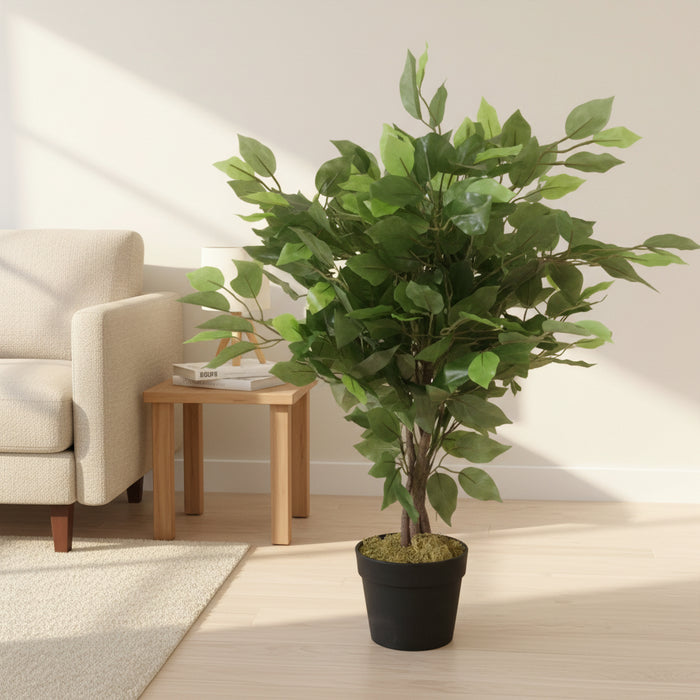 60cm Artificial Ficus Tree / Plant – Large Bushy Shape