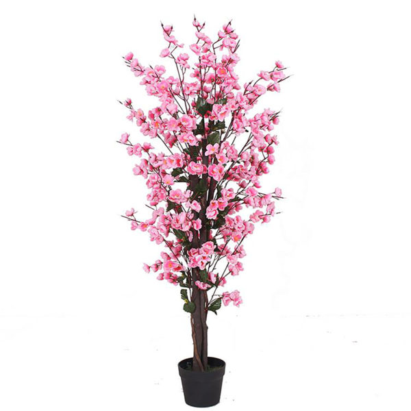 120cm Faux Pink Blossom Tree