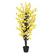 120cm Artificial Yellow Blossom Tree