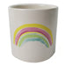 12cm Ceramic Rainbow Multicolour Ceramic Planter