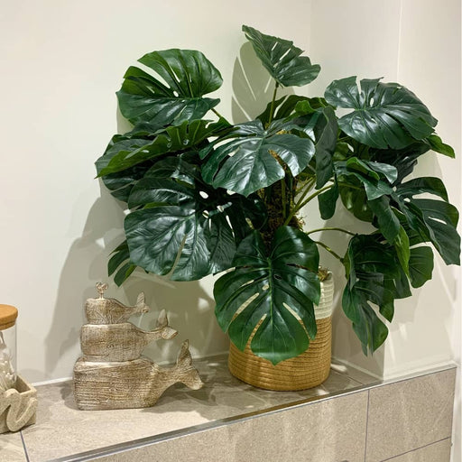 artificial monstera cheese plant