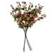 Pack of 6 x 90cm Artificial Pink Rose Stem