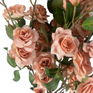 Faux Pink Rose Stems – Pack of 6 (90cm)