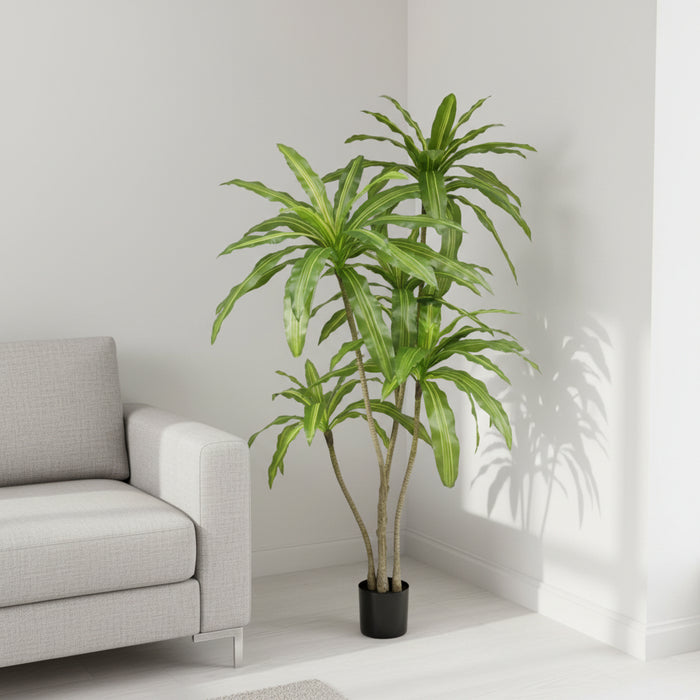 180cm Striped Dracaena Realistic Faux Tree