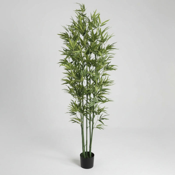 180cm Natural Green Bamboo Artificial Plant. Realistic Indoor Decor