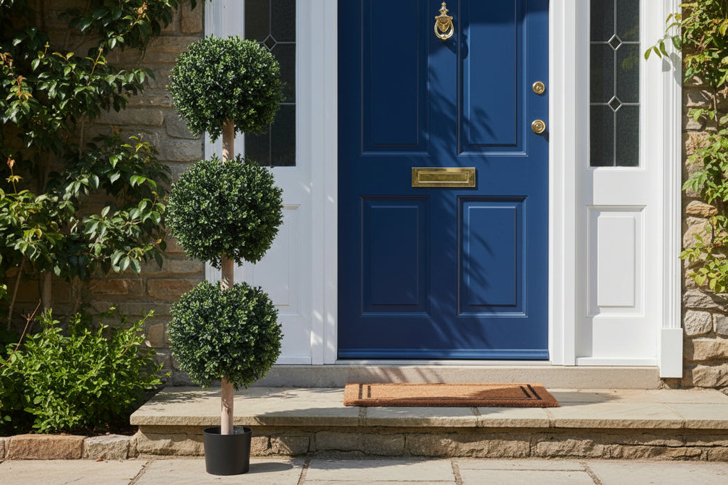 150cm UV Protected Triple Ball Topiary Tree Artificial Outdoor Greenery