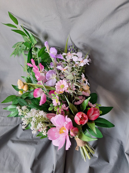 Flower Bouquet – Tulips, Daisies, Lilies of the Valley, Cosmos and Sweet Peas