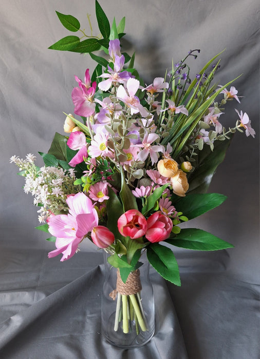 Flower Bouquet – Tulips, Daisies, Lilies of the Valley, Cosmos and Sweet Peas